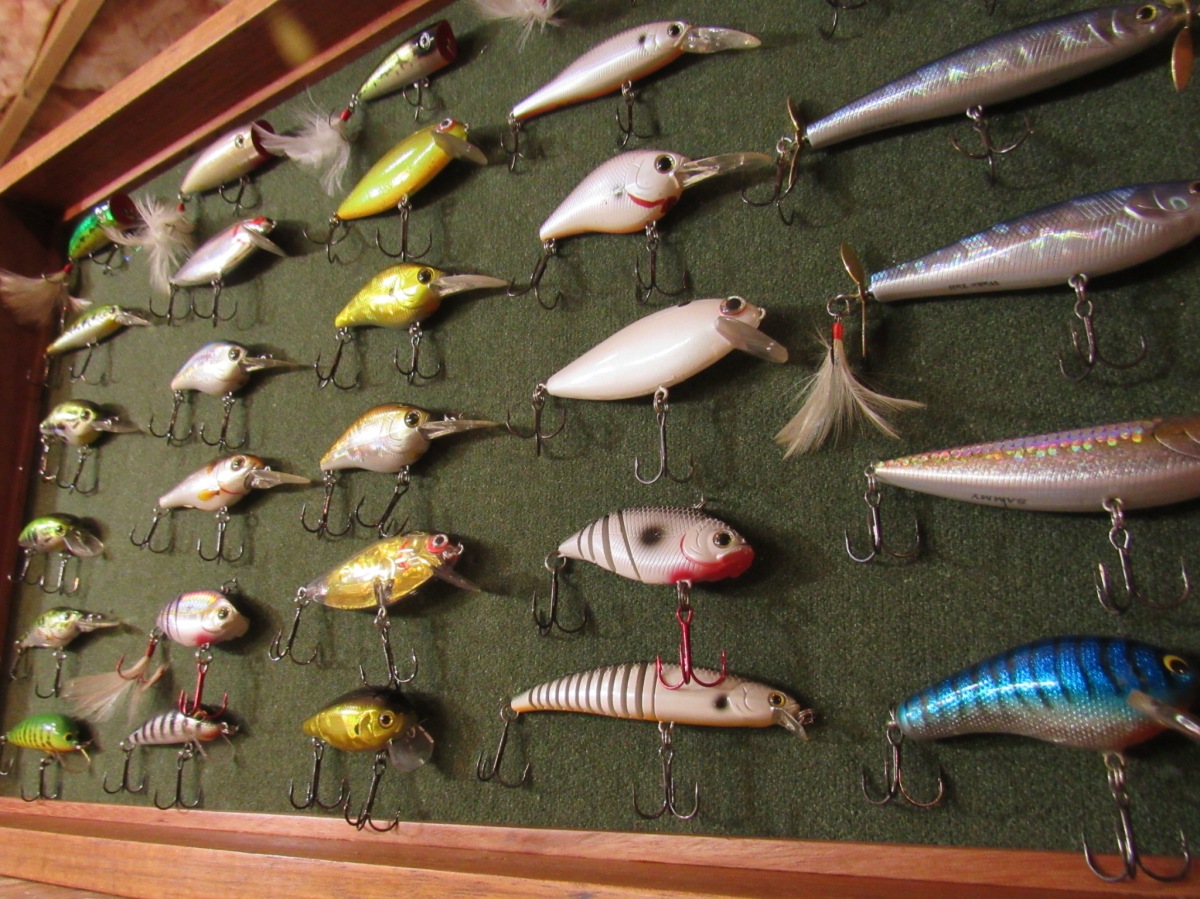 Open a box full of some antique fishing lures! Want to see what